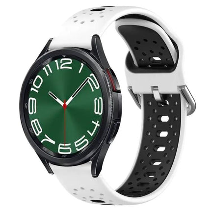 20mm Two-Tone Breathable Silicone Band for Galaxy Watch