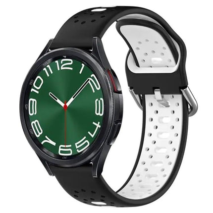 20mm Two-Tone Breathable Silicone Band for Galaxy Watch
