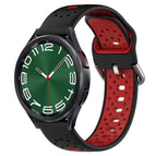 For Samsung Galaxy Watch 6 Classic 43mm / Black+Red