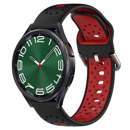 20mm Two-Tone Breathable Silicone Band for Galaxy Watch