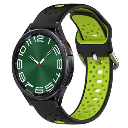 20mm Two-Tone Breathable Silicone Band for Galaxy Watch