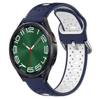 For Samsung Galaxy Watch 6 Classic 43mm / Midnight Blue+White