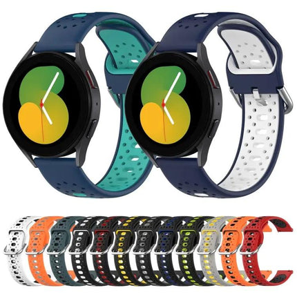 20mm Two-Tone Breathable Silicone Band Galaxy Watch 6 40mm