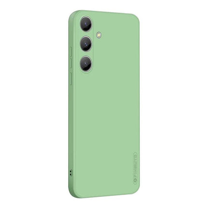 PINWUYO Everyday Case for Samsung Phone Daily Protection green TPU slim silicone four-corner shockproof case