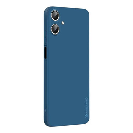 PINWUYO Everyday Case for Samsung Phone Daily Protection - slim blue TPU case with four-corner shock protection, soft silicone grip and precise cutouts