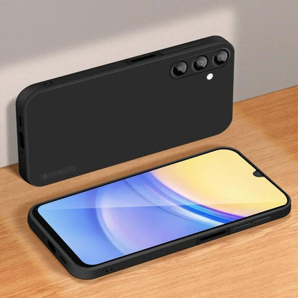 PINWUYO Everyday Case for Samsung Phone Daily Protection - slim black TPU case with four-corner impact protection and soft silicone grip