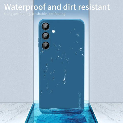 PINWUYO Everyday Case for Samsung Phone Daily Protection - blue waterproof dirt-resistant TPU case with soft silicone finish and four-corner protection