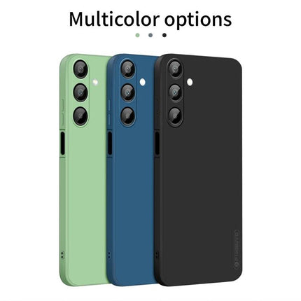 Alt Tag: PINWUYO Everyday Case for Samsung Phone Daily Protection in three multicolor options (mint green, blue, black), slim TPU protective design