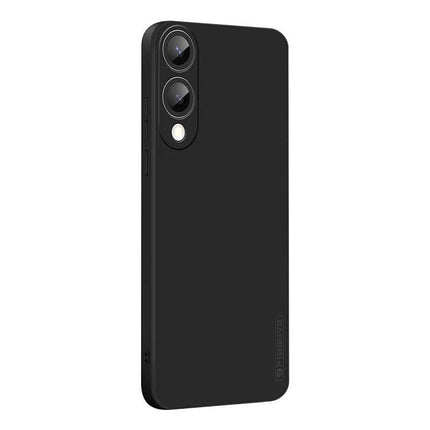 PINWUYO Samsung Case for Everyday Phone Protection slim black durable case for Samsung with camera cutouts, everyday scratch and drop protection