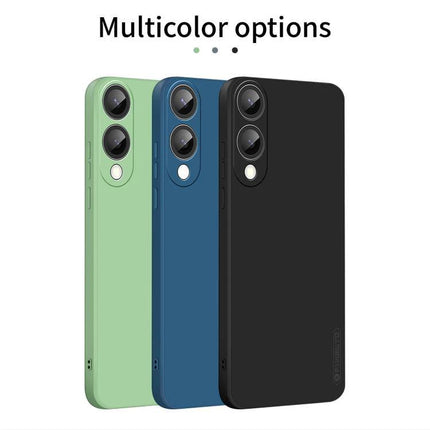 Alt Tag: PINWUYO Samsung Case for Everyday Phone Protection in mint green, navy and black showing slim durable rear coverage and camera cutouts
