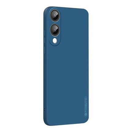 Alt Tag: PINWUYO Samsung Case for Everyday Phone Protection in slim blue silicone for daily scratch and drop protection