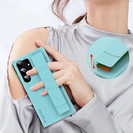 Wrist Strap Phone Case for Daily Convenience - turquoise case with soft adjustable wrist strap for hands-free carrying and protection