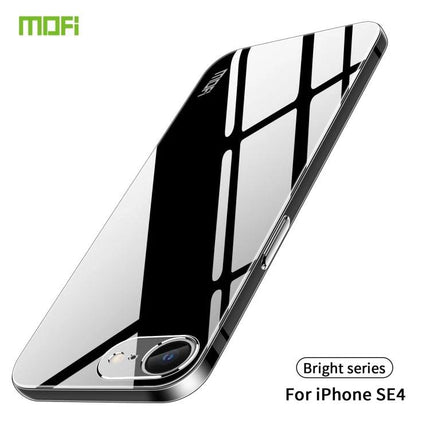 MOFI Clear Phone Case For Everyday iPhone Protection And Daily Use Lightweight Silhouette - clear slim TPU case for iPhone SE4, anti-yellowing protection