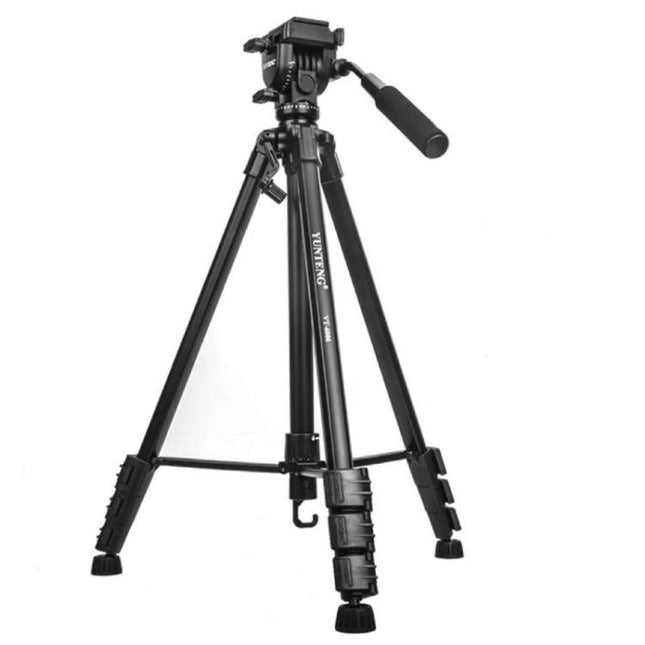Yunteng Aluminum Tripod for Stable Camera Photography - lightweight aluminum tripod with panoramic damping ball head for steady outdoor and indoor shots