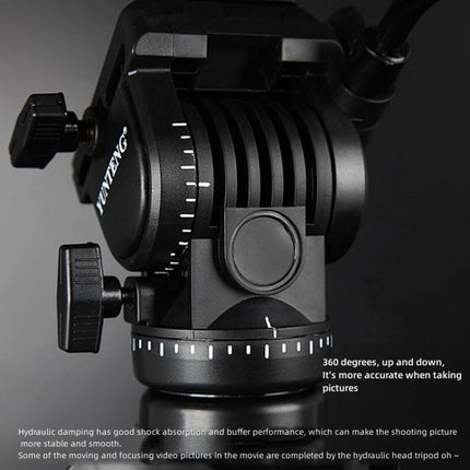Yunteng Aluminum Tripod for Stable Camera Photography — lightweight aluminum tripod with panoramic damping ball head for steady outdoor and indoor shots