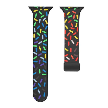 Rainbow Dots Silicone Magnetic Band for Apple Watch 40/45mm