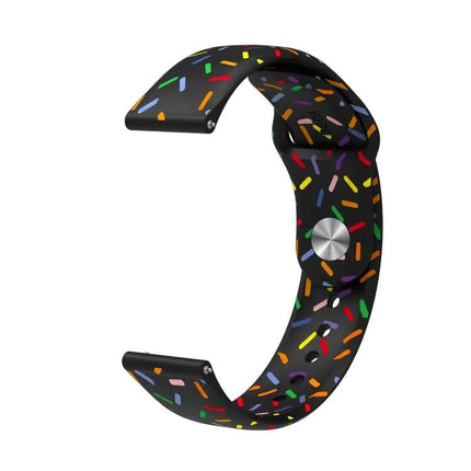 Silicone Rainbow Dot Band For Samsung Galaxy Watch 40/46mm