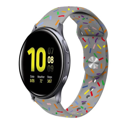 Silicone Rainbow Dot Band For Samsung Galaxy Watch 40/46mm