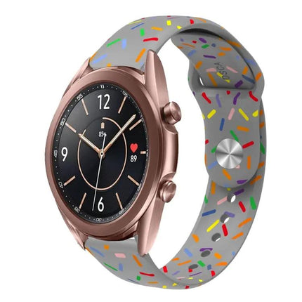 Silicone Rainbow Dot Band For Samsung Galaxy Watch 40/46mm