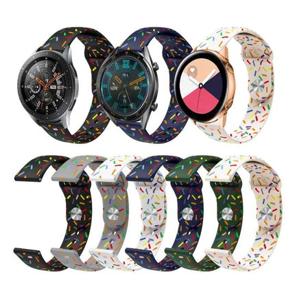 Silicone Rainbow Dot Band For Samsung Galaxy Watch 40/46mm