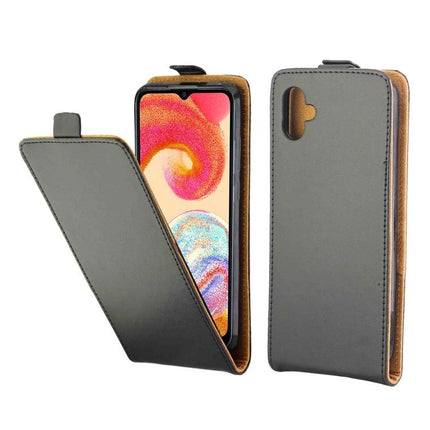 Leather Flip Case For Everyday Phone Protection - slim leather flip cover protecting phone screen and edges, easy access to calls and apps