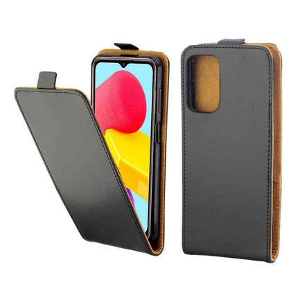 Leather Phone Case For Everyday Protection - slim black leather flip cover with secure fit and easy access to controls