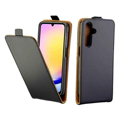 Leather Flip Case For Everyday Phone Protection – slim black leather flip cover shielding screen and ports for daily commutes