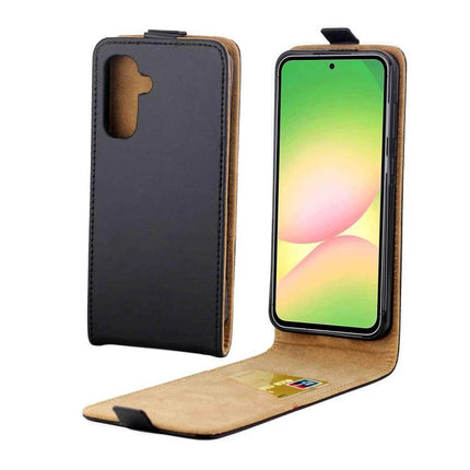 Leather Flip Case For Everyday Phone Protection slim leather flip cover with card pocket, screen guard and easy access to calls and apps