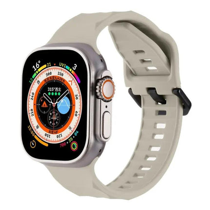 Ripple Silicone Watch Band For Apple Watch Ultra 49mm