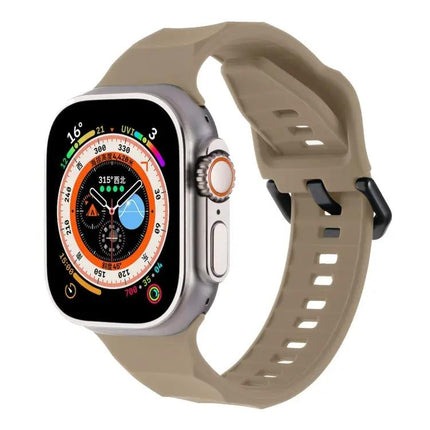 Ripple Silicone Sports Band For Apple Watch 45mm Ultra And 8