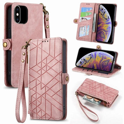 Leather Phone Case With Card Slot For Daily Essentials Ideal For On The Go Errands - pink PU leather wallet case with wrist strap, card slots and stand
