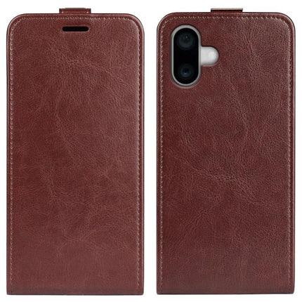 Essential Phone Case With Card Holder brown leather flip wallet case with card slot, protective PU TPU construction
