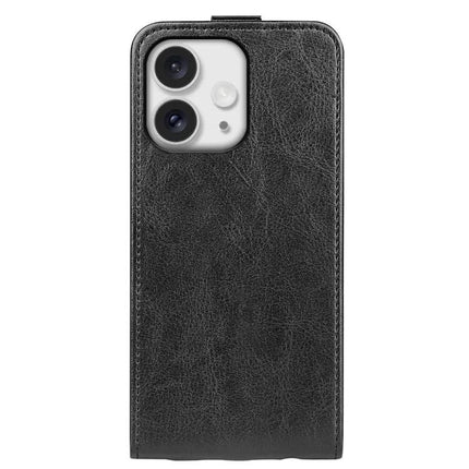 Essential Phone Case With Card Holder in black PU leather, protective flip wallet design for cards and drop protection
