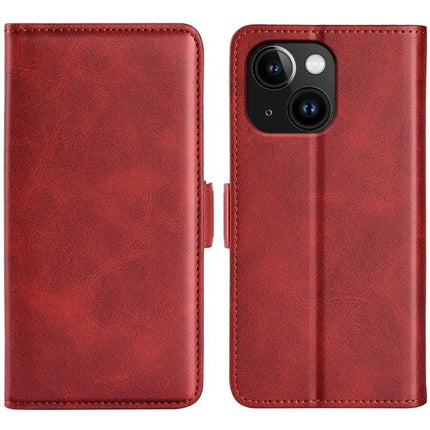 Leather Phone Case for Daily Carry in red PU with card slot and slim TPU protection, wallet-style folio for commuting and everyday use
