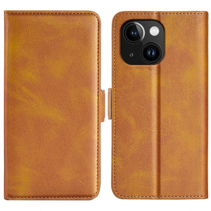 Leather Flip Phone Case for Everyday Carry brown PU leather-look wallet case with card slots and kickstand