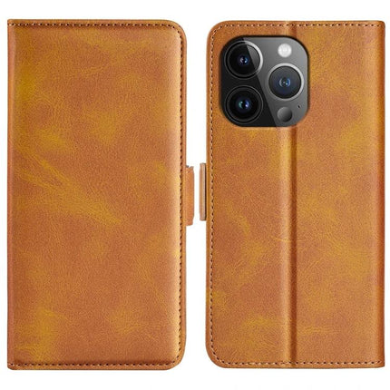 Leather Flip Phone Case for Everyday Carry – tan PU leather-look flip cover with card slots, magnetic closure and horizontal viewing stand