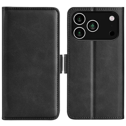 Leather Flip Case for Daily Phone Protection and Card Storage - black PU wallet case with TPU corner protection, flip cover and horizontal viewing