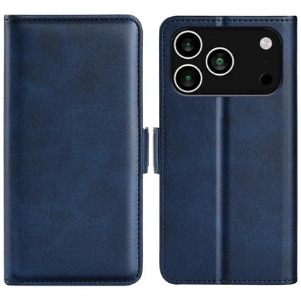 Leather Flip Case for Daily Phone Protection and Card Storage - navy PU wallet case with card slot and TPU corner protection