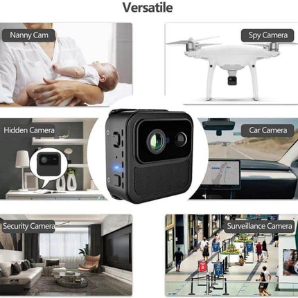 R9 Portable Wireless Security Camera for Home Monitoring compact versatile camera used as nanny, spy, hidden, car, security and surveillance camera