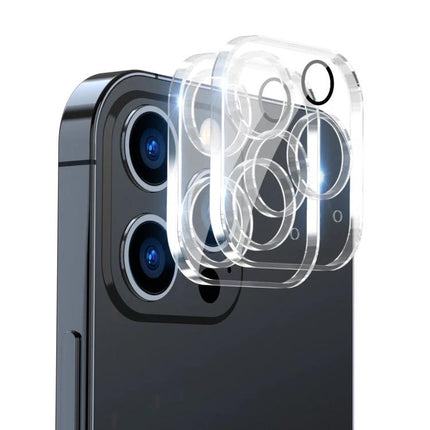 ENKAY iPhone Camera Tempered Glass Lens Protector For Everyday Scratch Protection clear camera lens shield showing bubble-free fit