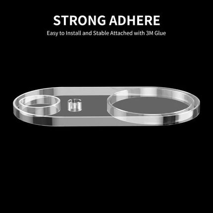 ENKAY iPhone Camera Tempered Glass Lens Protector For Everyday Scratch Protection clear adhesive camera lens protector showing strong adhere and bubble-free fit