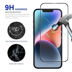 Premium Full Adhesive Tempered Glass Screen Protector for iPhone 15