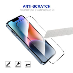 Premium Full Adhesive Tempered Glass Screen Protector for iPhone 15