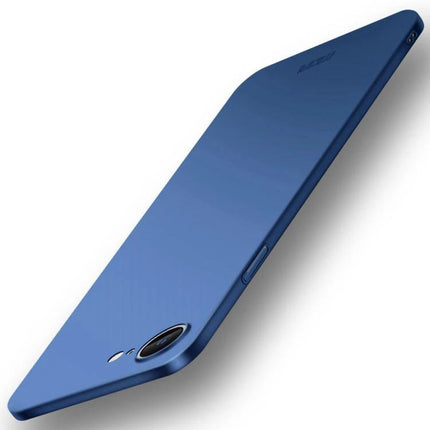 Slim Case for Everyday Phone Protection in matte blue showing slim profile, camera cutout and accessible buttons