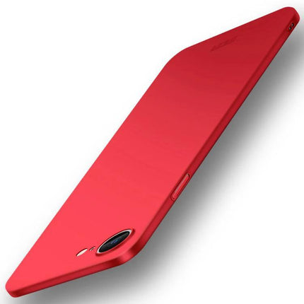 Slim Case for Everyday Phone Protection in red, ultra-thin profile showing camera and button cutouts