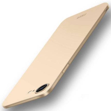 Slim Case for Everyday Phone Protection in matte gold showing slim profile, camera and button access for commuting and daily use