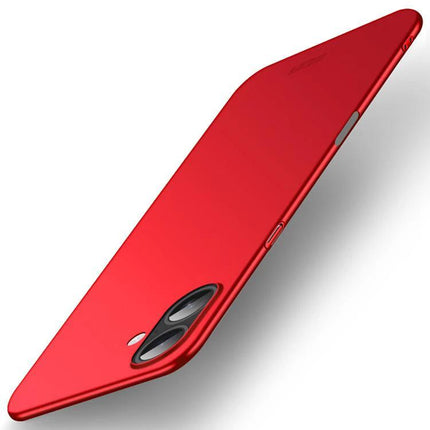Slim Case for Everyday Phone Protection slim red lightweight phone case showing camera cutout and side button access