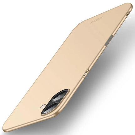 Slim Case for Everyday Phone Protection - gold slim lightweight protective phone case with precise cutouts and raised camera lip