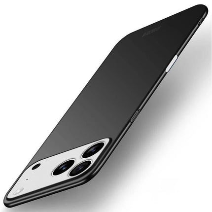 Slim Case for Everyday Phone Protection - slim black MOFI phone case showing camera cutouts and side button access