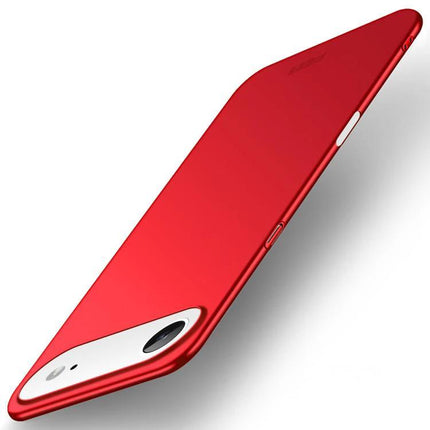MOFI Phone Case for Everyday iPhone Protection slim red case showing raised camera lip, precise port cutouts and lightweight grip for daily carry